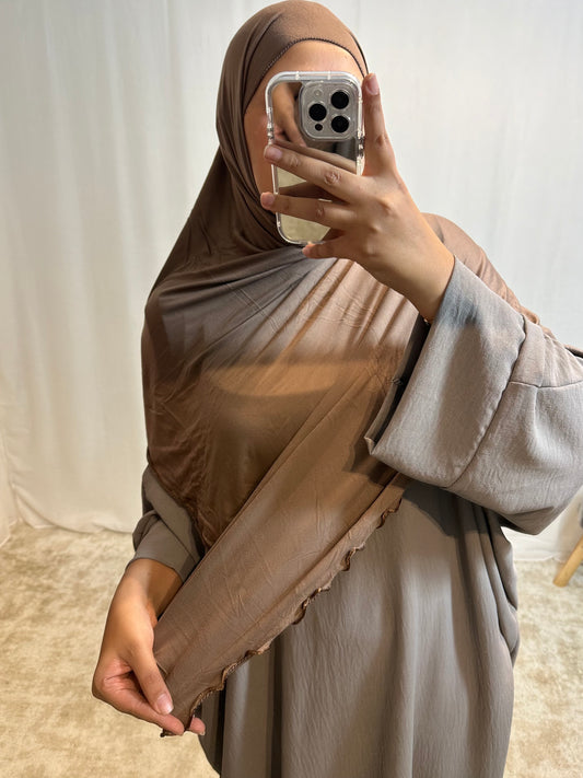 Hijab jersey frisé