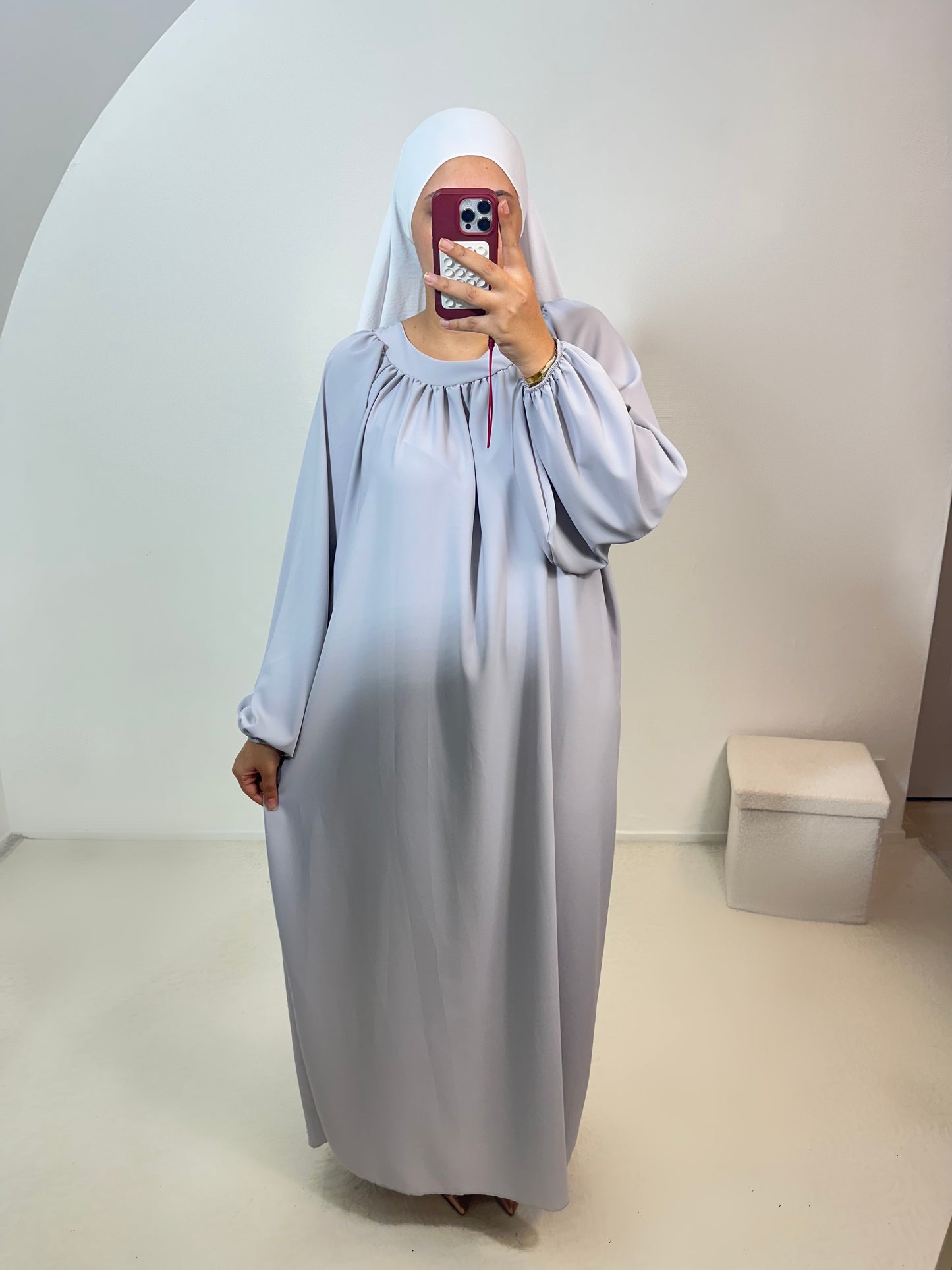 Abaya Lamis soie de médine