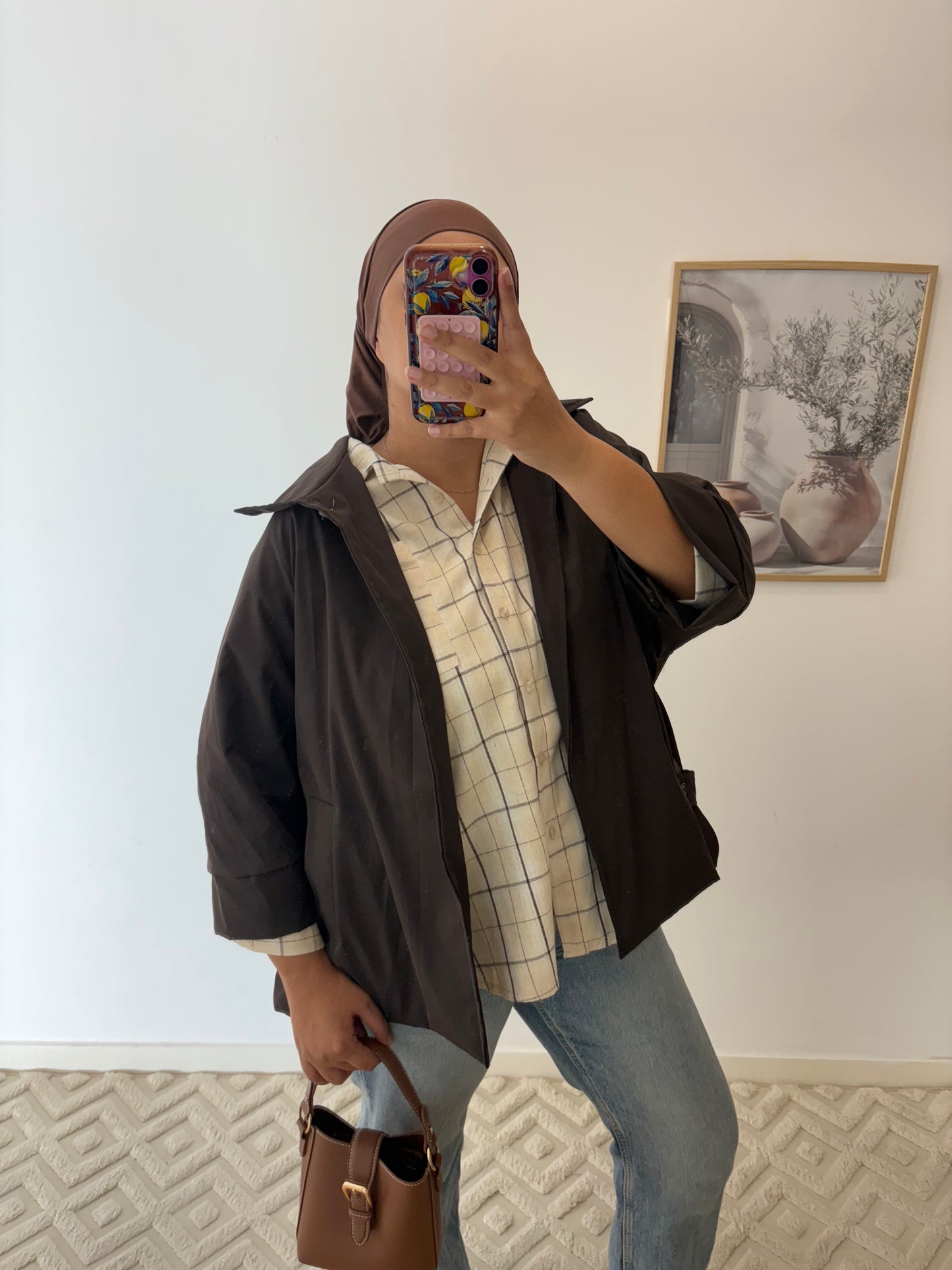 Chemise épaisse grands carreaux