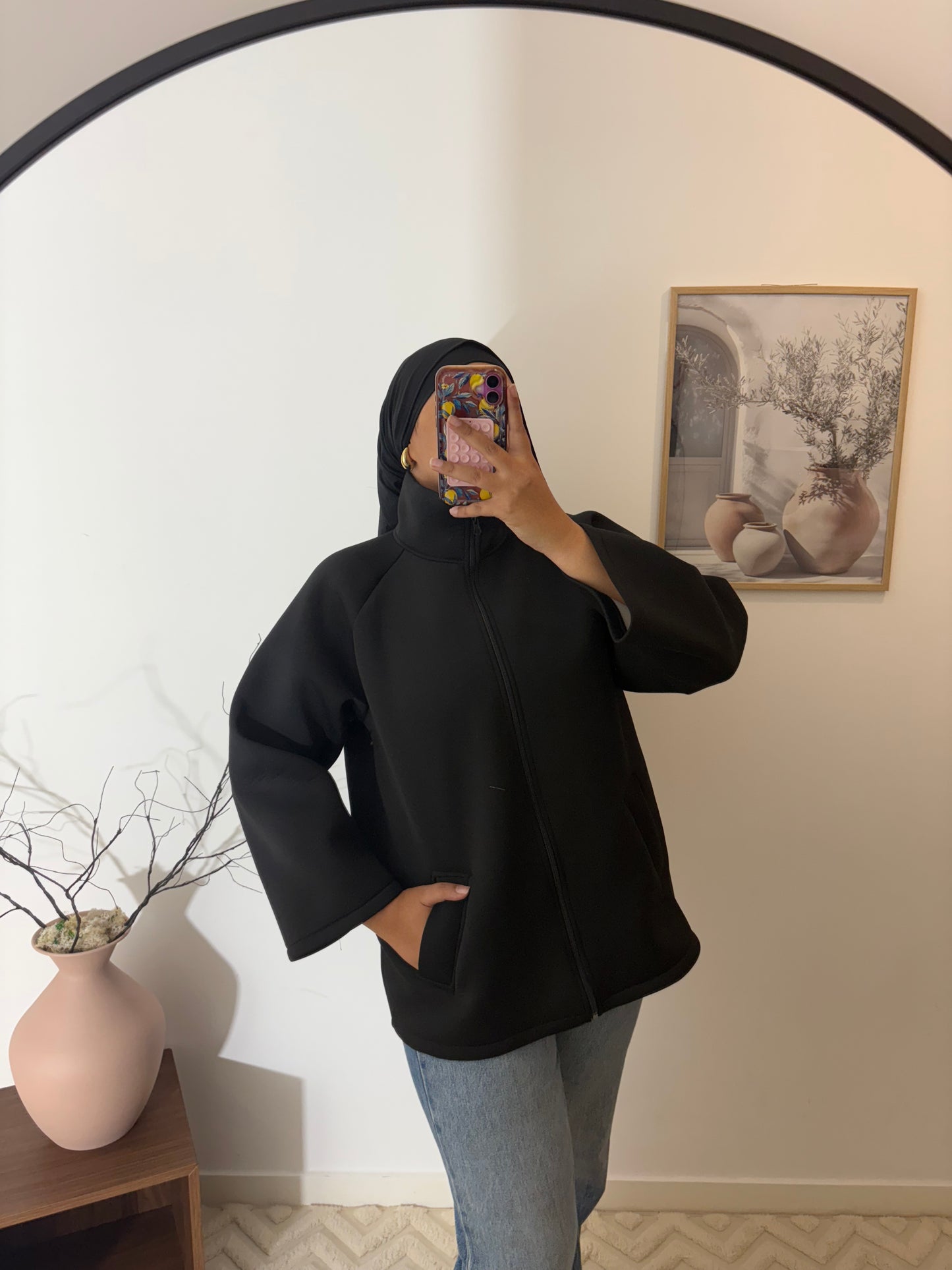 Gilet oversize coupe vent