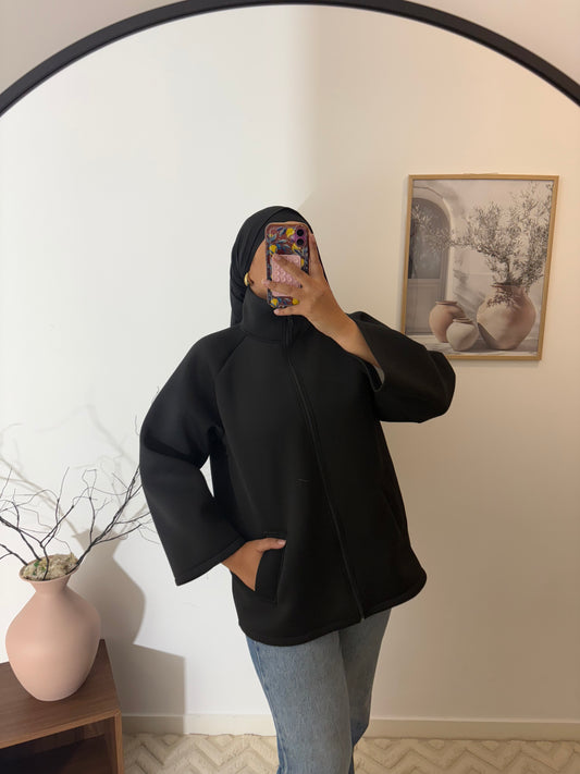 Gilet oversize coupe vent