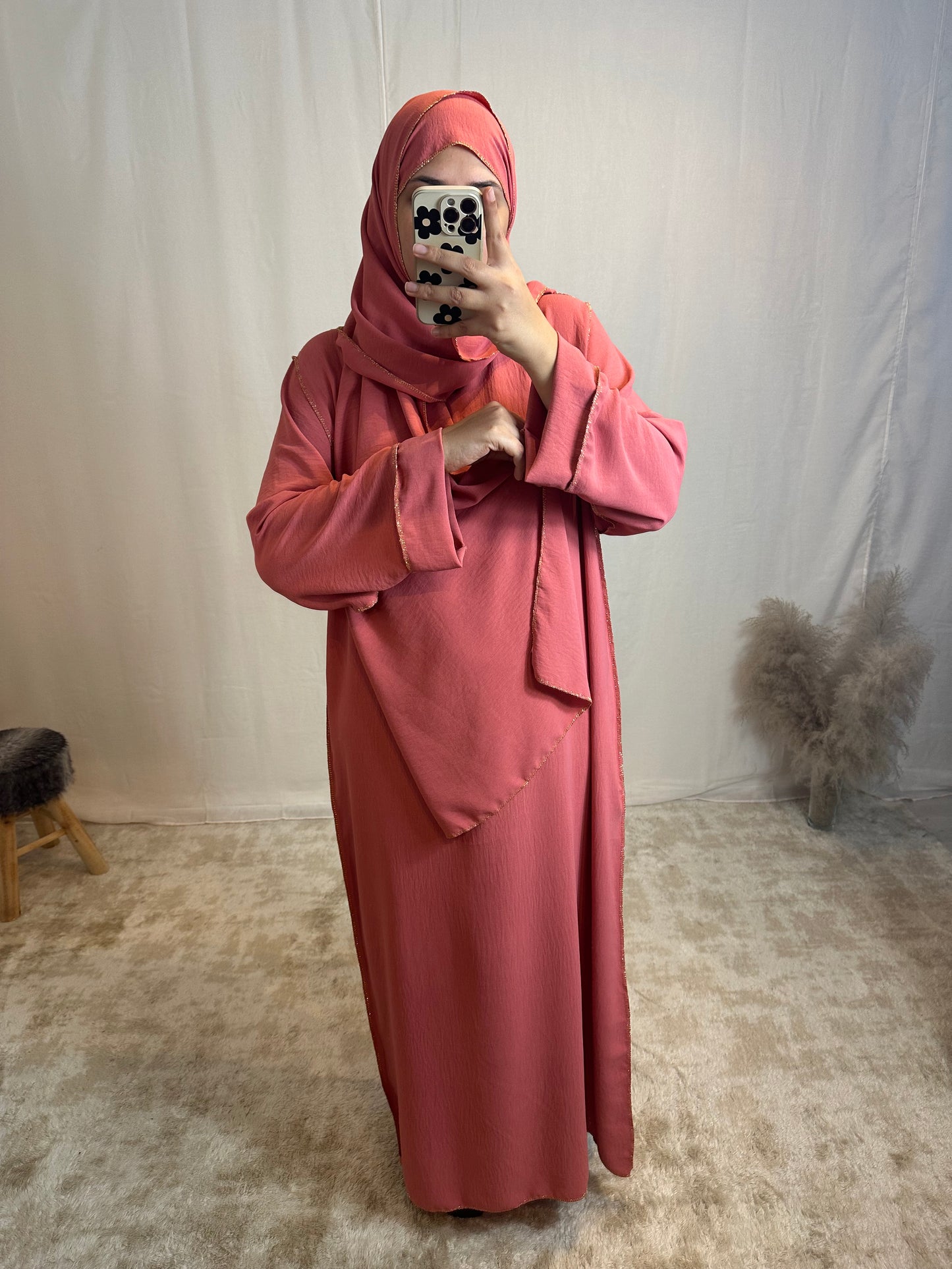 Abaya voile intégré "Sonia" jazz