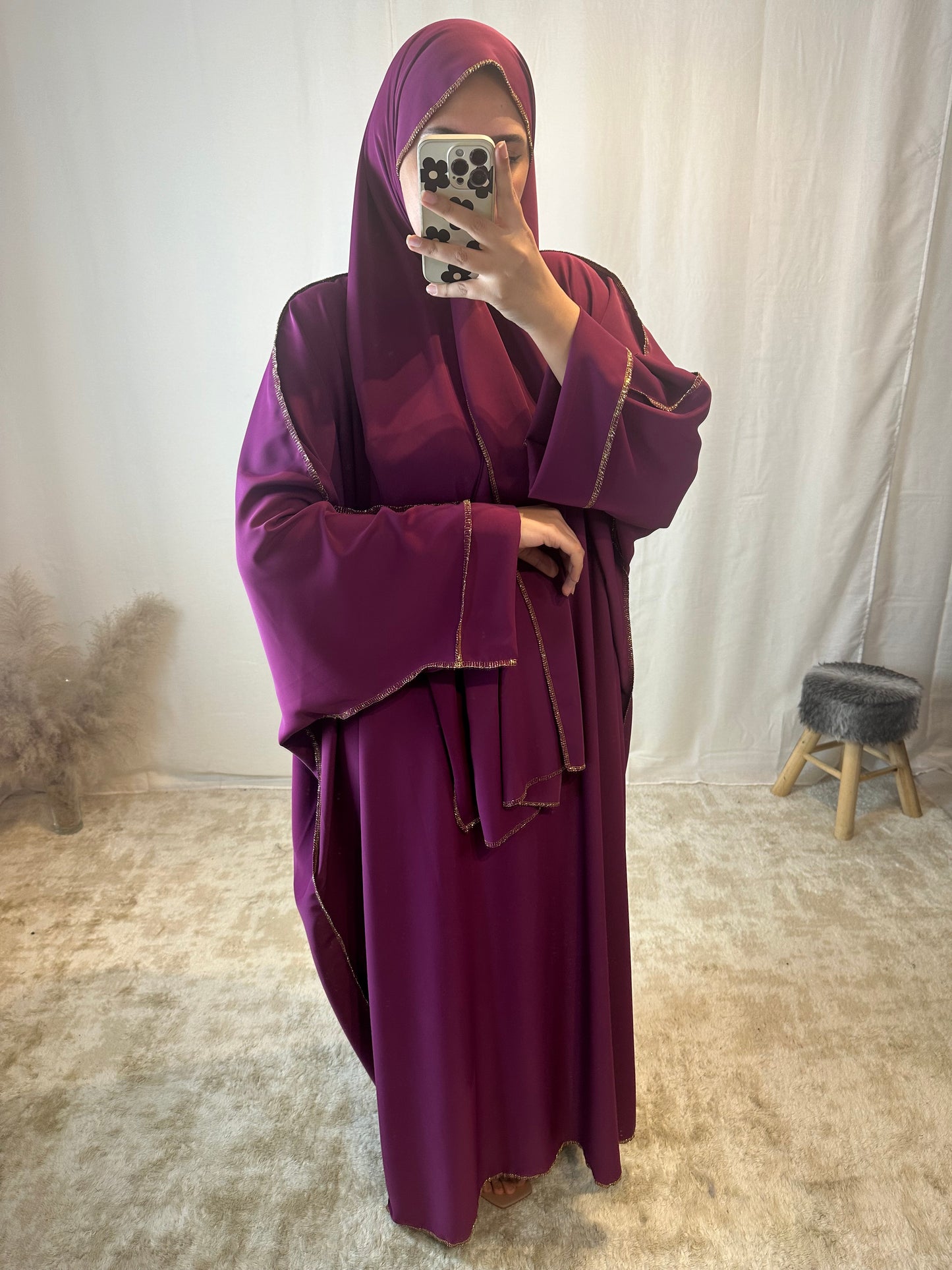 Abaya « Sarah » soie de medine