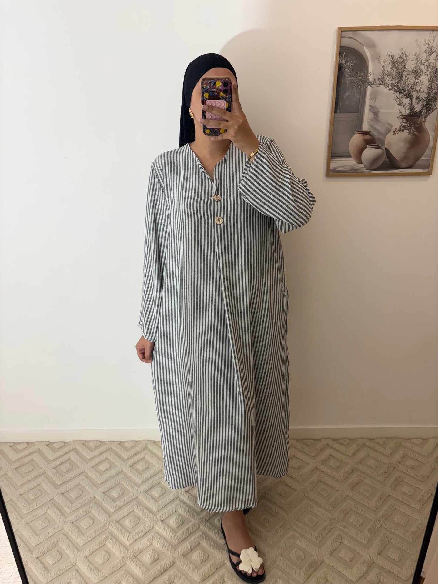 Robe effet lin "Amira"