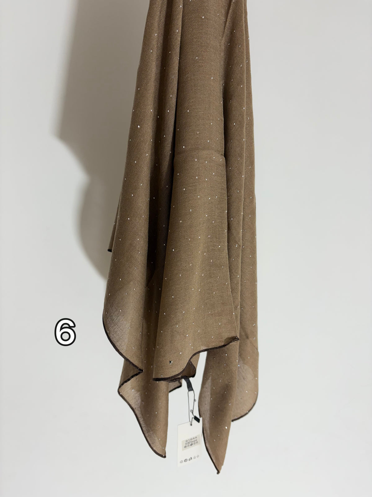Hijab Carré en viscose à strass