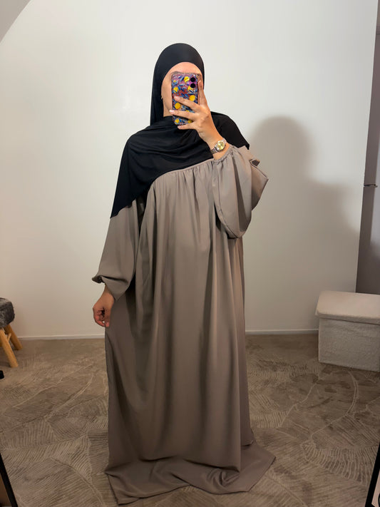 Abaya manches ballons (GRANDE)