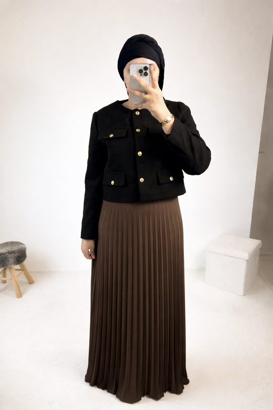 Jupe plissée vaporeuse