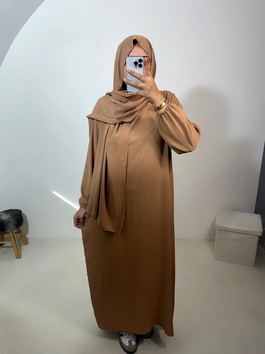 Abaya voile intégré Noura Jazz