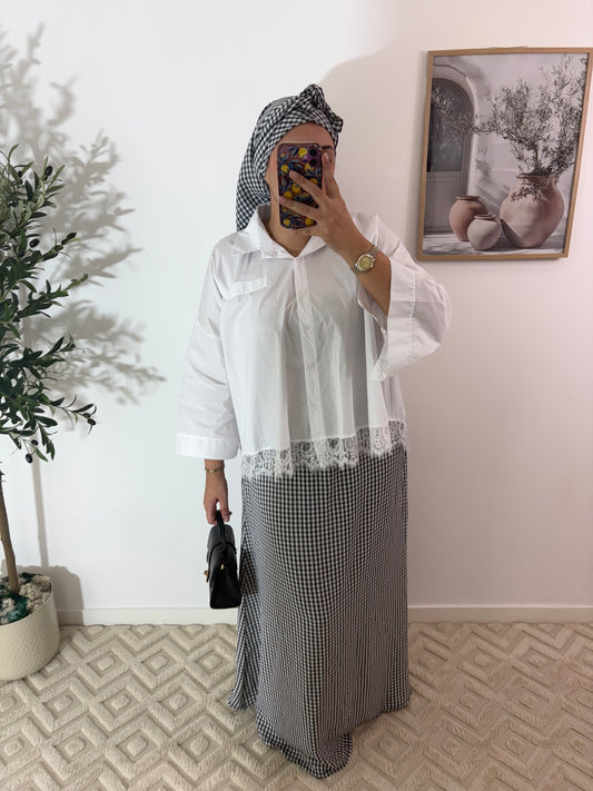 Jupe + hijab carré de jazz