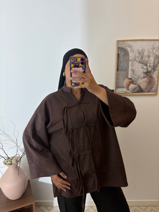 Haut japandi oversize VELOURS