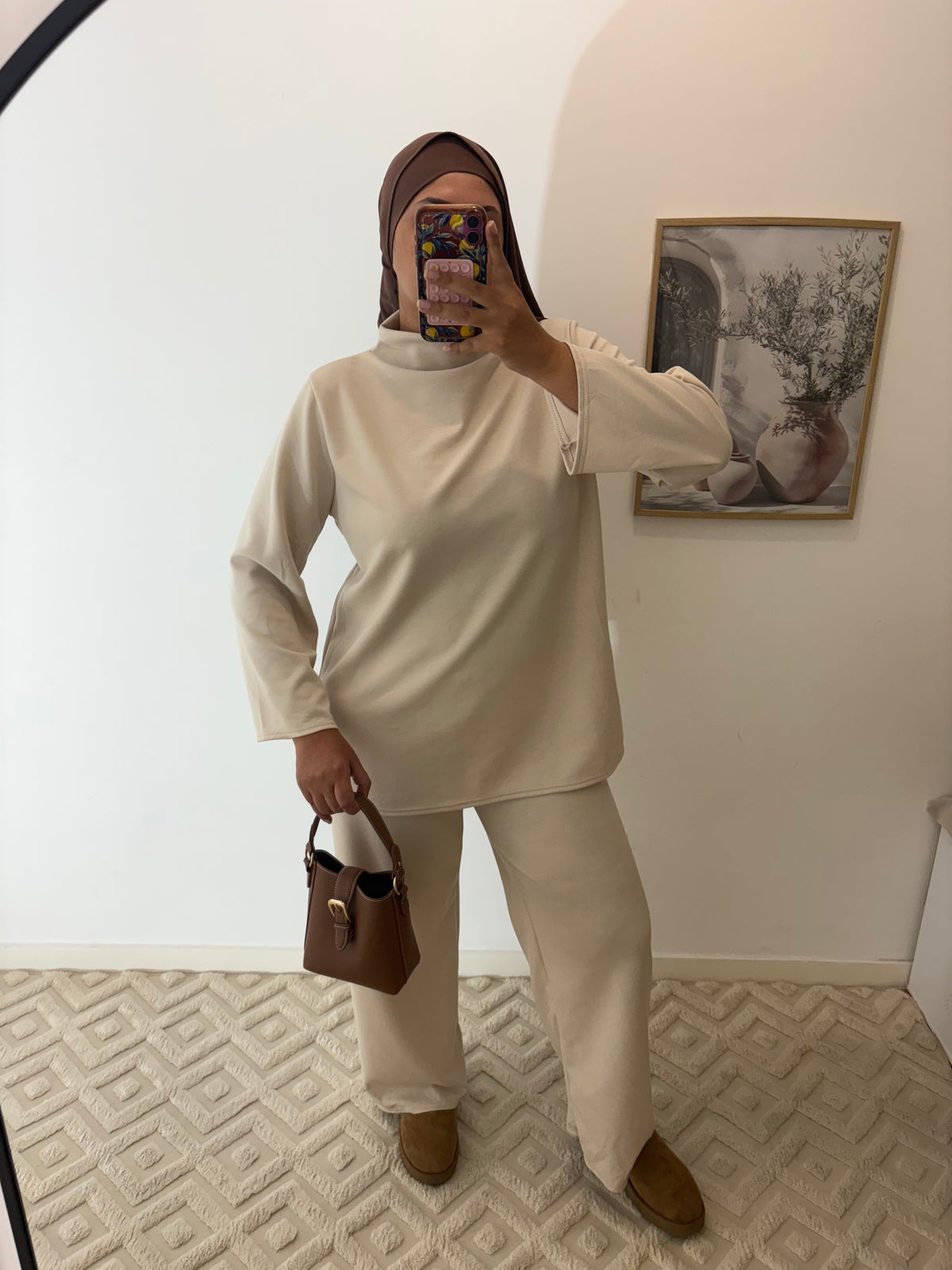 Ensemble col haut