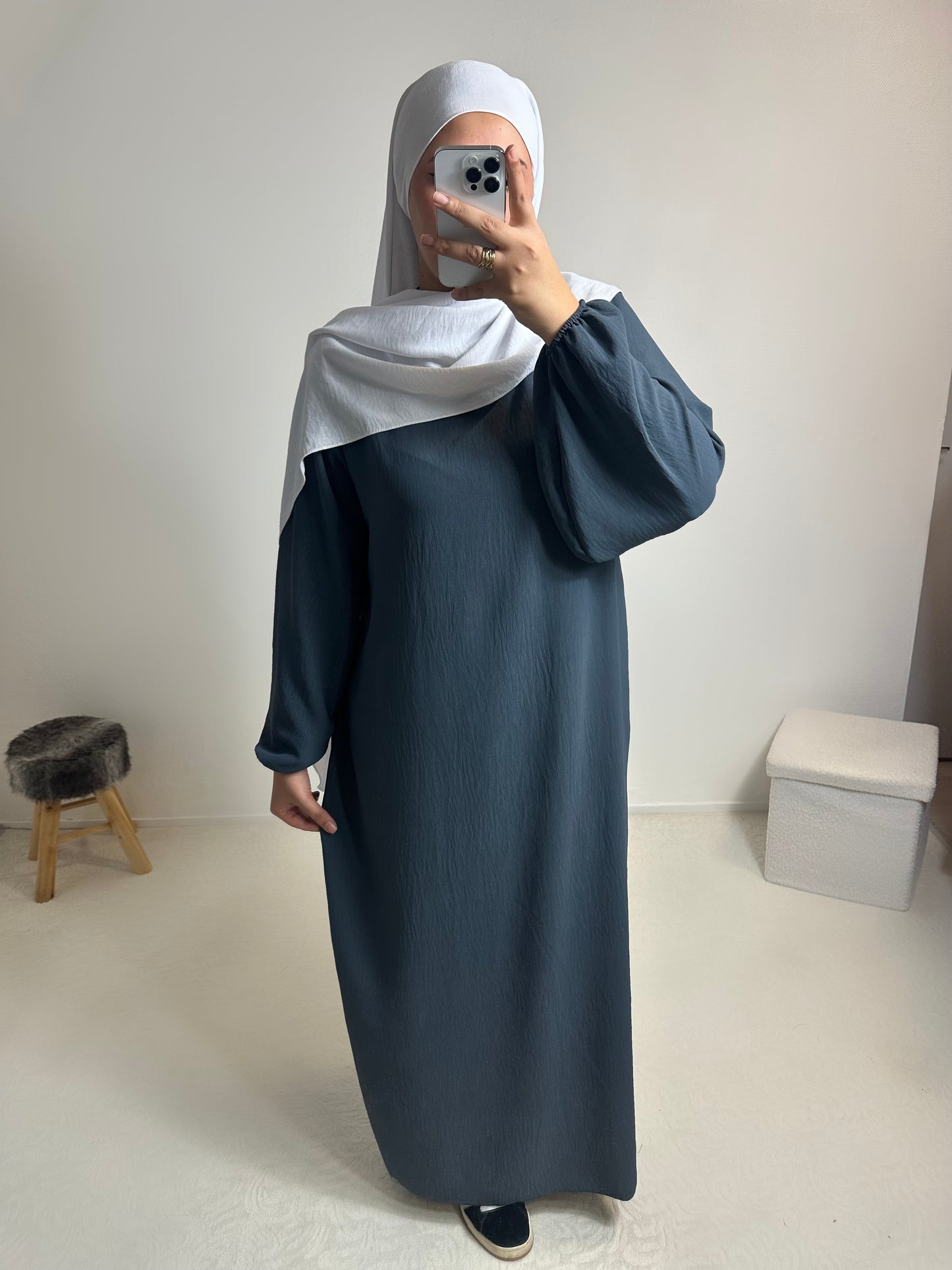 Abaya manches ballon «Safine»