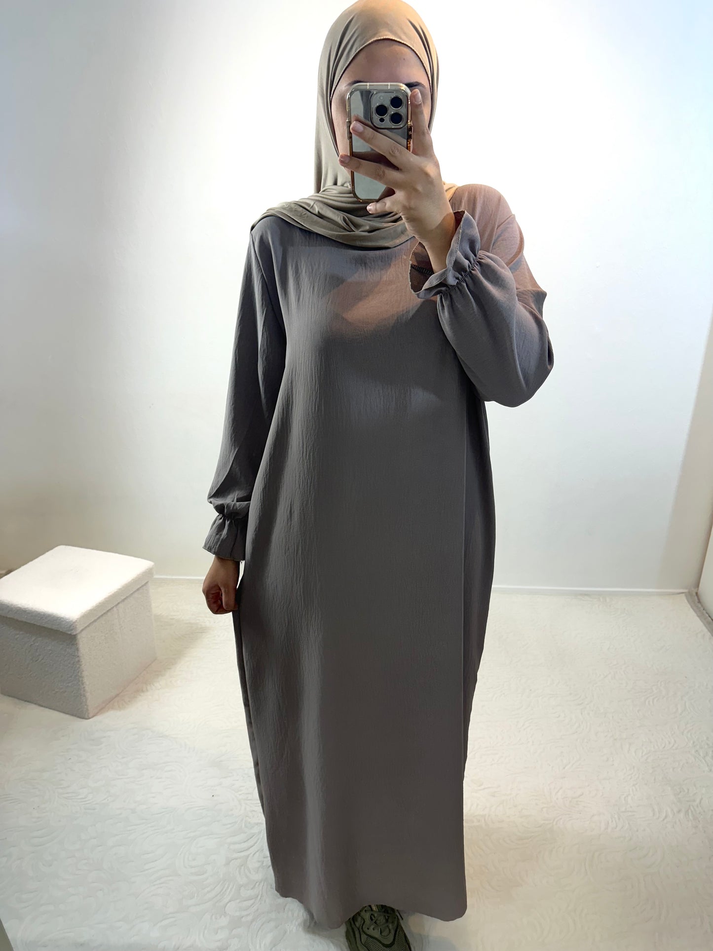 Abaya Manches tulipes "Emna"