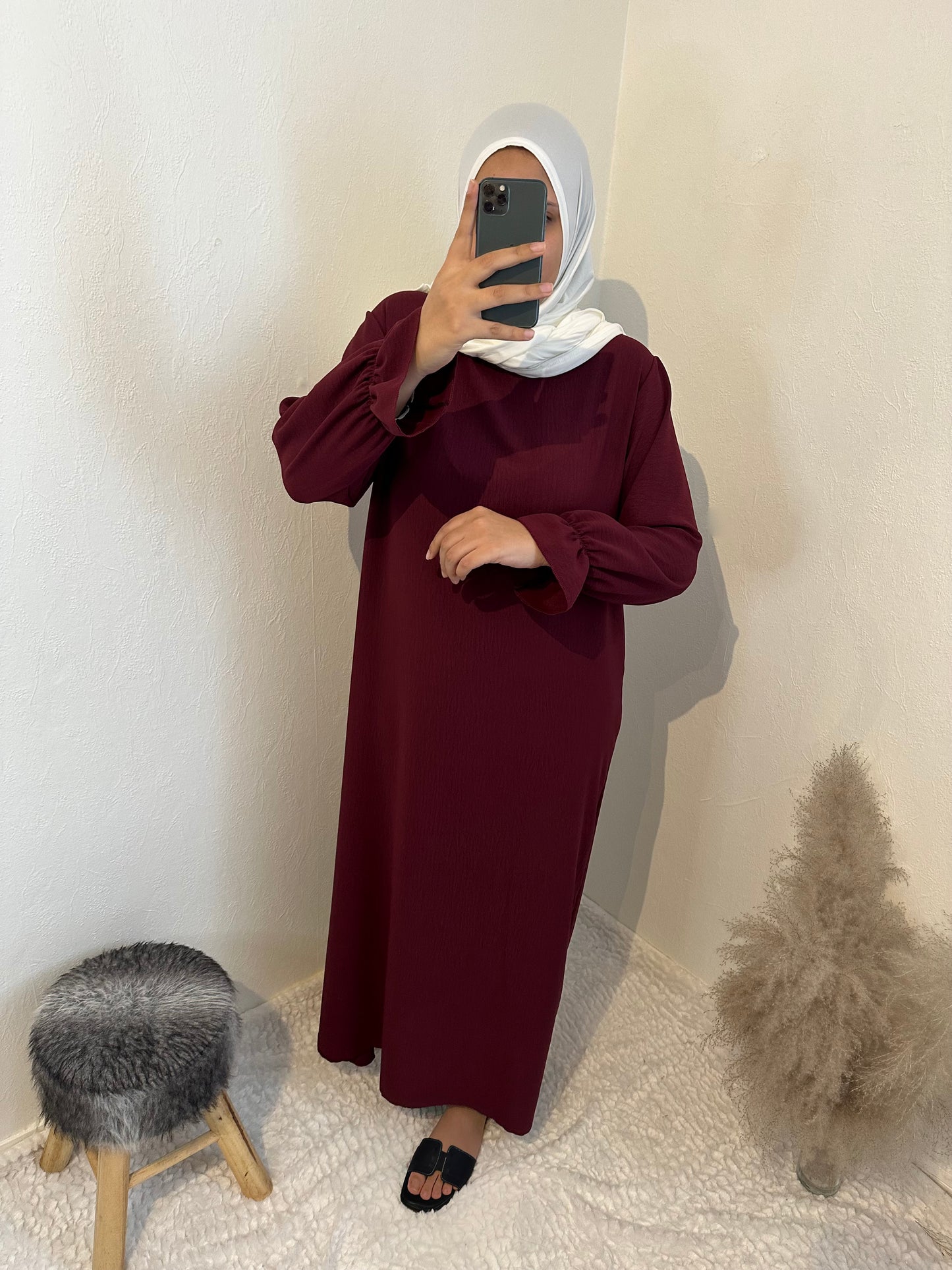 Abaya Manches tulipes "Emna"