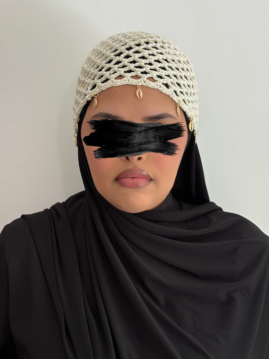 Bonnet crochet en coton