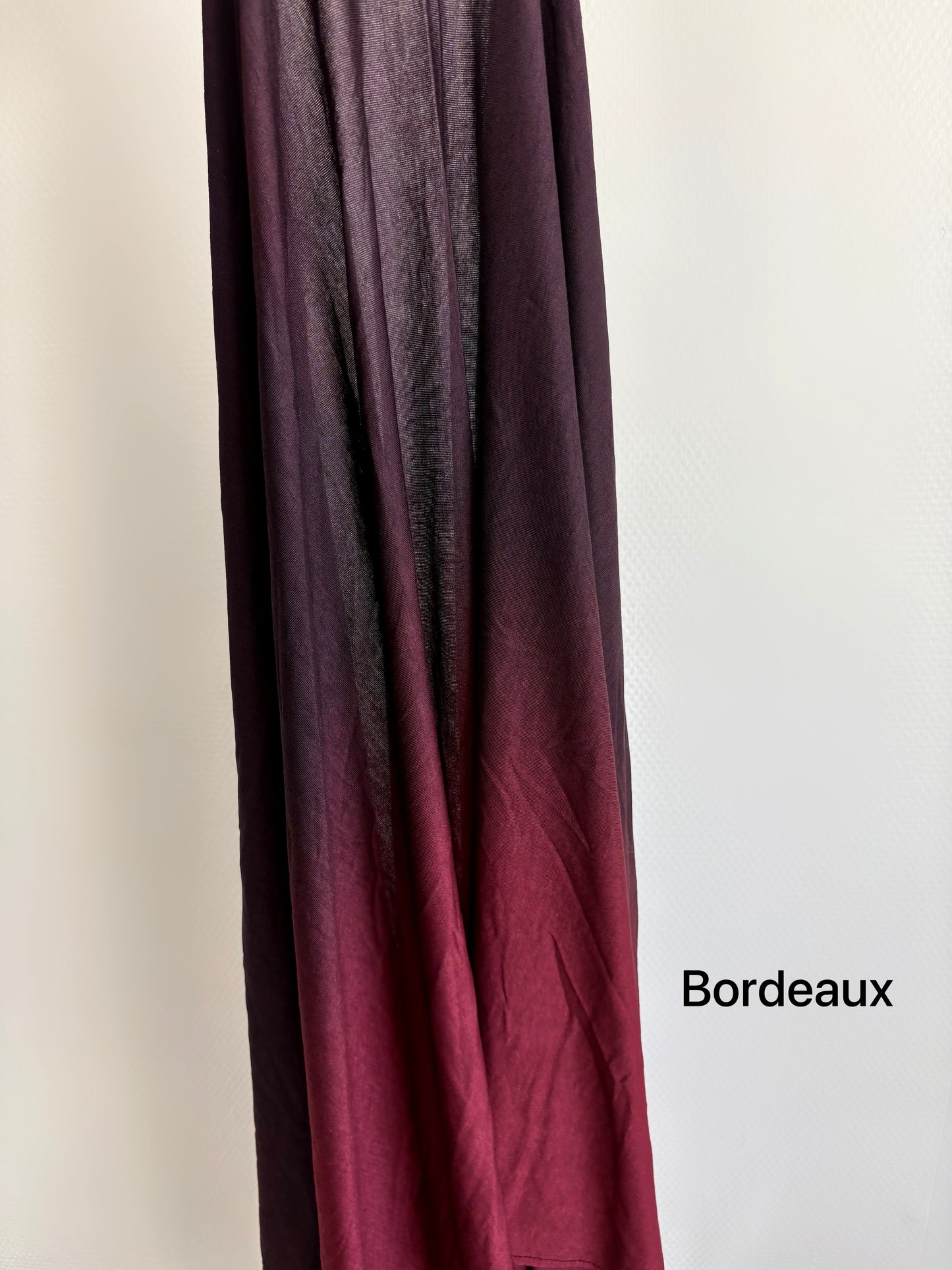 Hijab dégradé coton bicolore