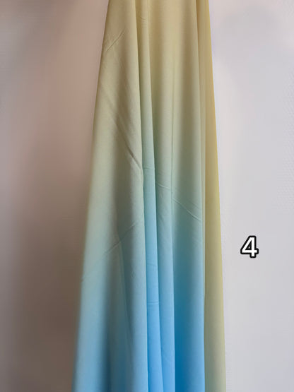 Hijab Jersey plume bicolore