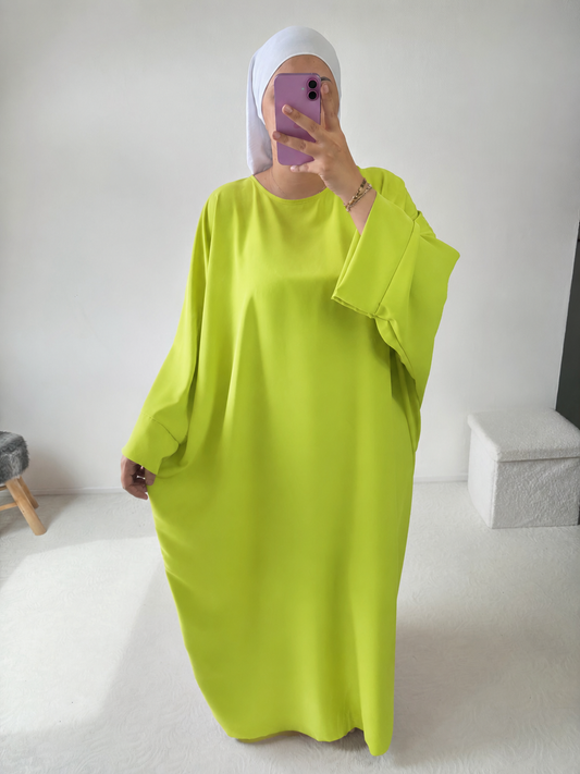 Abaya « Kenza » soie de médine
