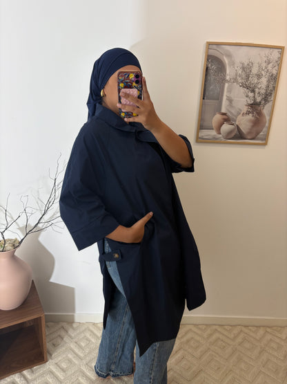 Trench long un bouton