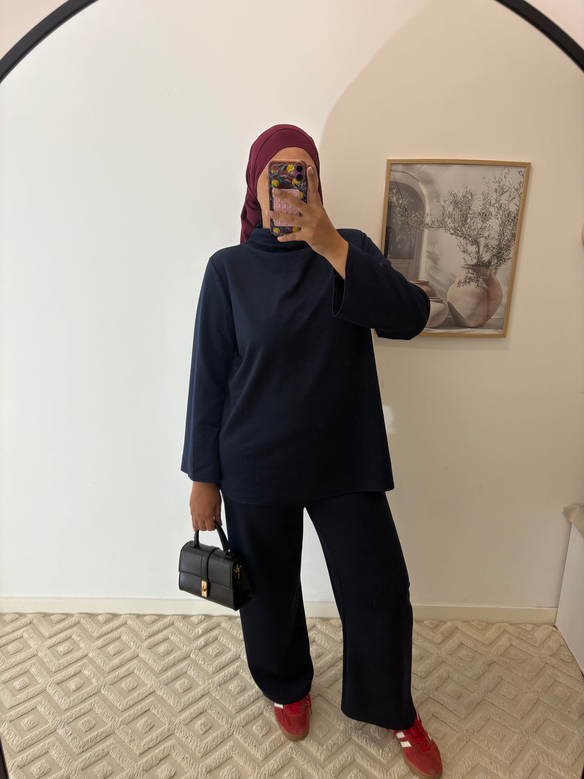 Ensemble col haut