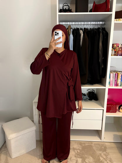 Burkini 3 pièces (Noeud) (5 couleurs)