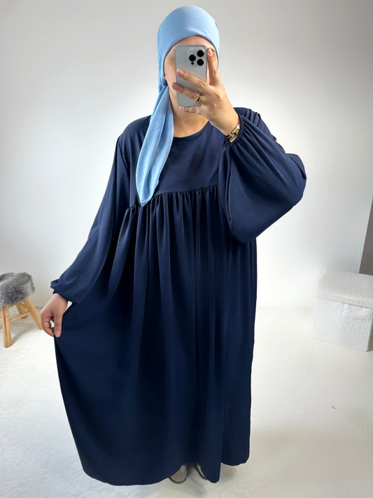 Abaya manches ballon «Loubna»