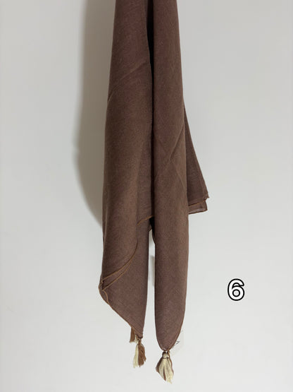 Hijab carré viscose