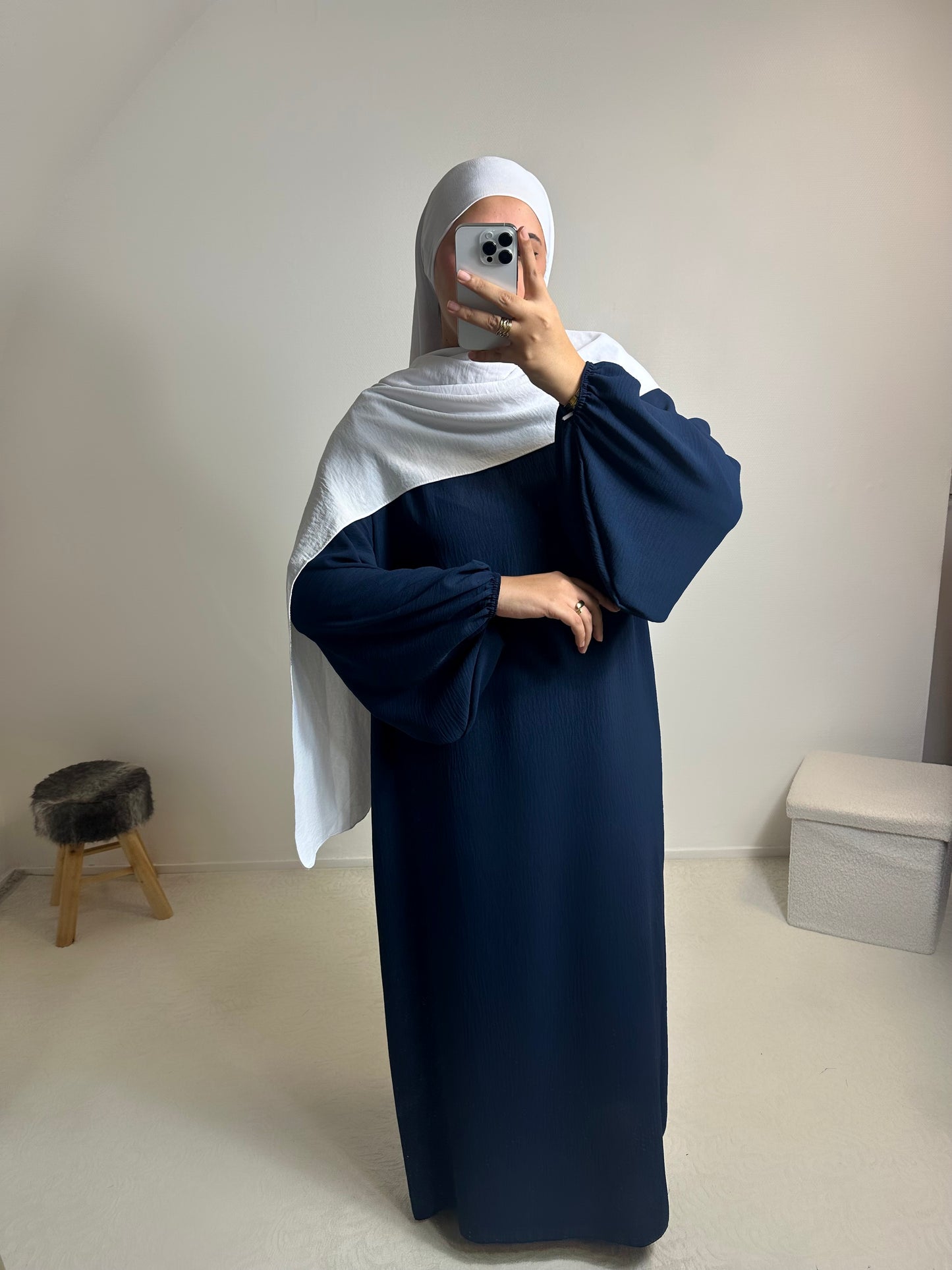 Abaya manches ballon «Safine»