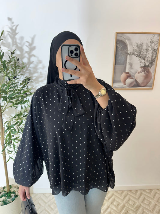 Haut petit pois mousseline