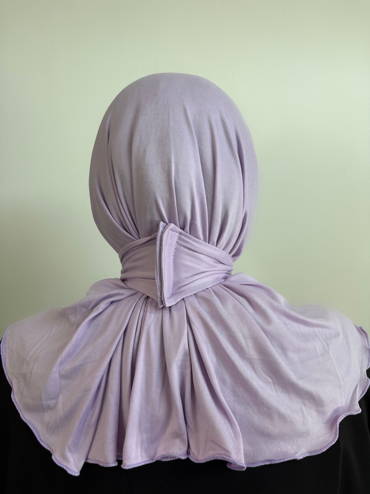 Hijab à enfiler avec fermeture scratch