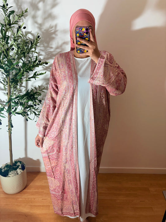 Kimono pashmina avec strass (Stock limité) T56