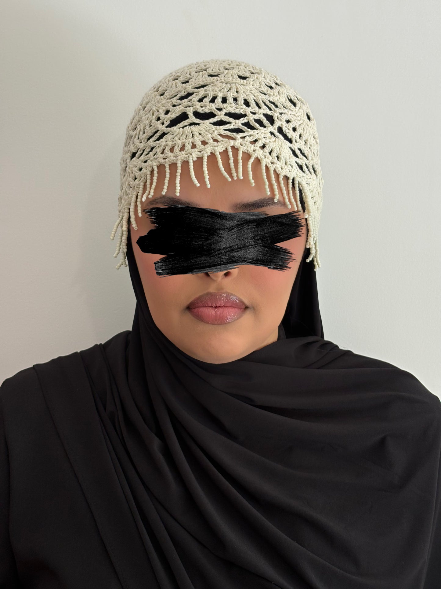 Bonnet crochet en coton
