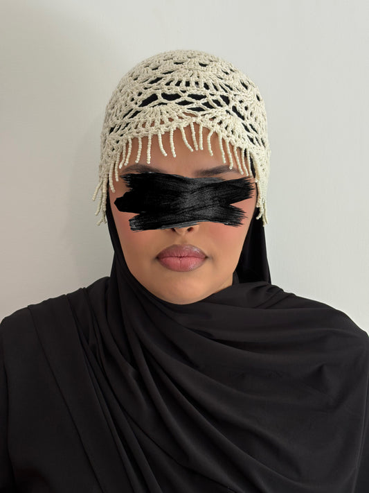Bonnet crochet en coton