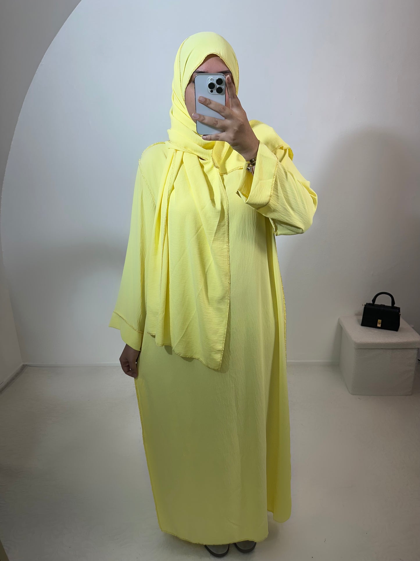 Abaya voile intégré "Sonia" jazz