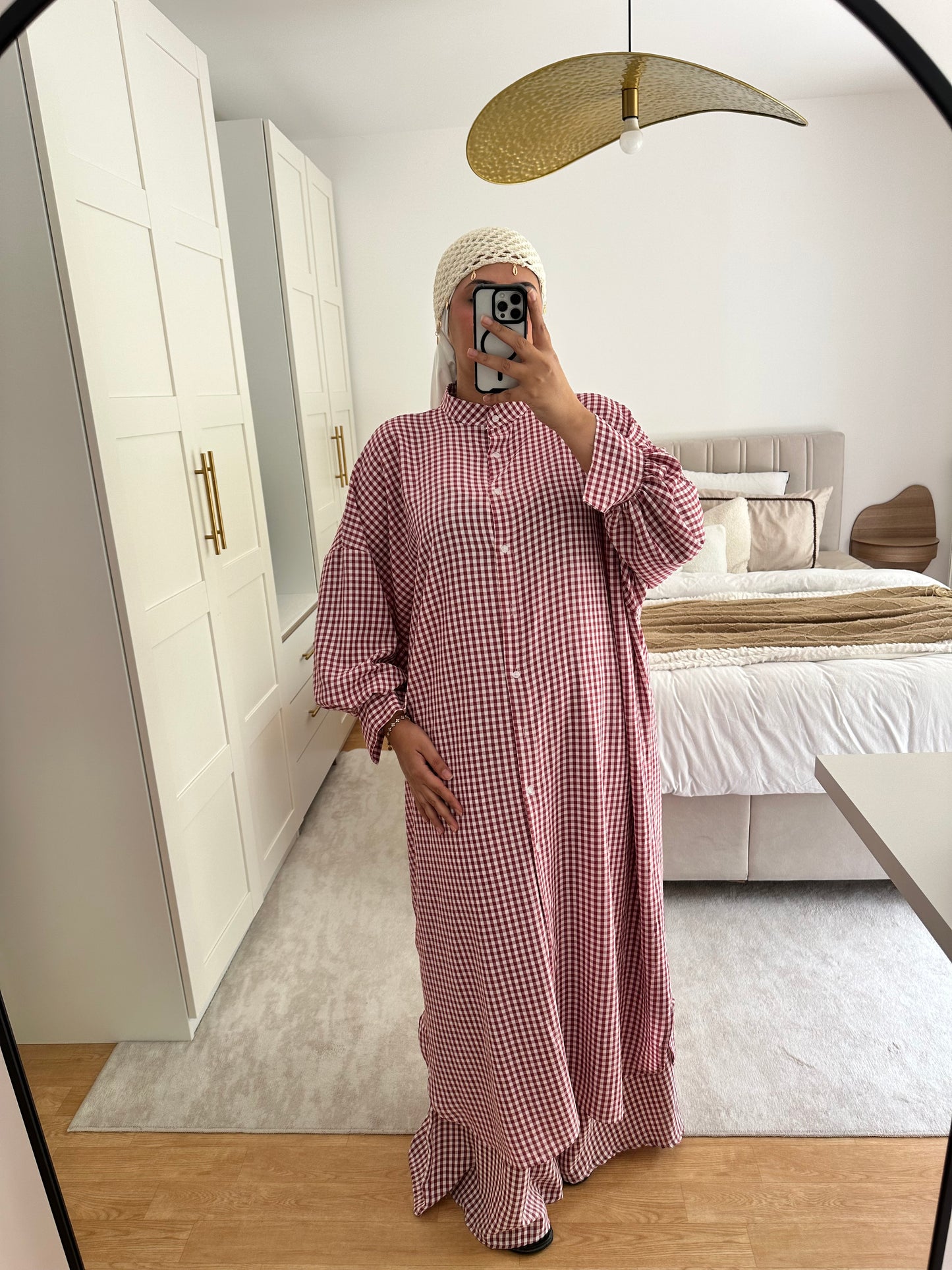Ensemble Chemise longue + pantalon large
