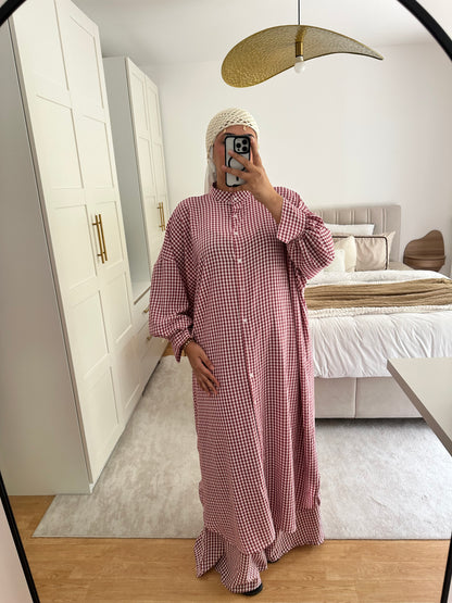 Ensemble Chemise longue + pantalon large