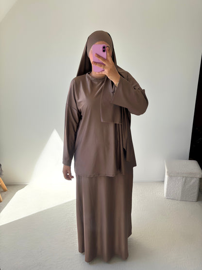 Burkini 3 pièces jupe