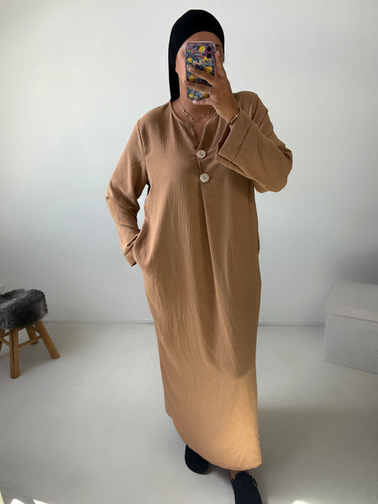 Abaya jazz bouton