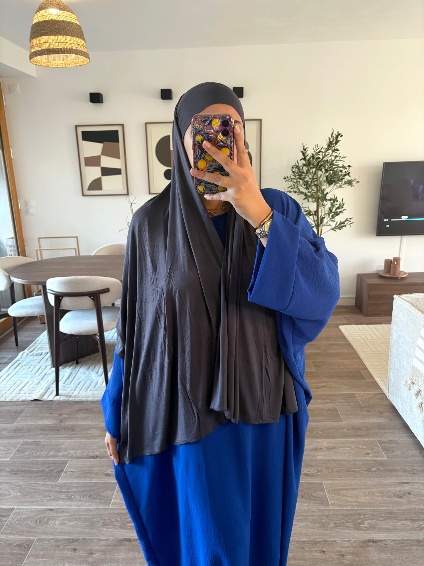 Hijab à nouer jersey coton