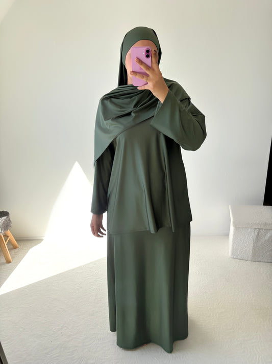 Burkini 3 pièces jupe