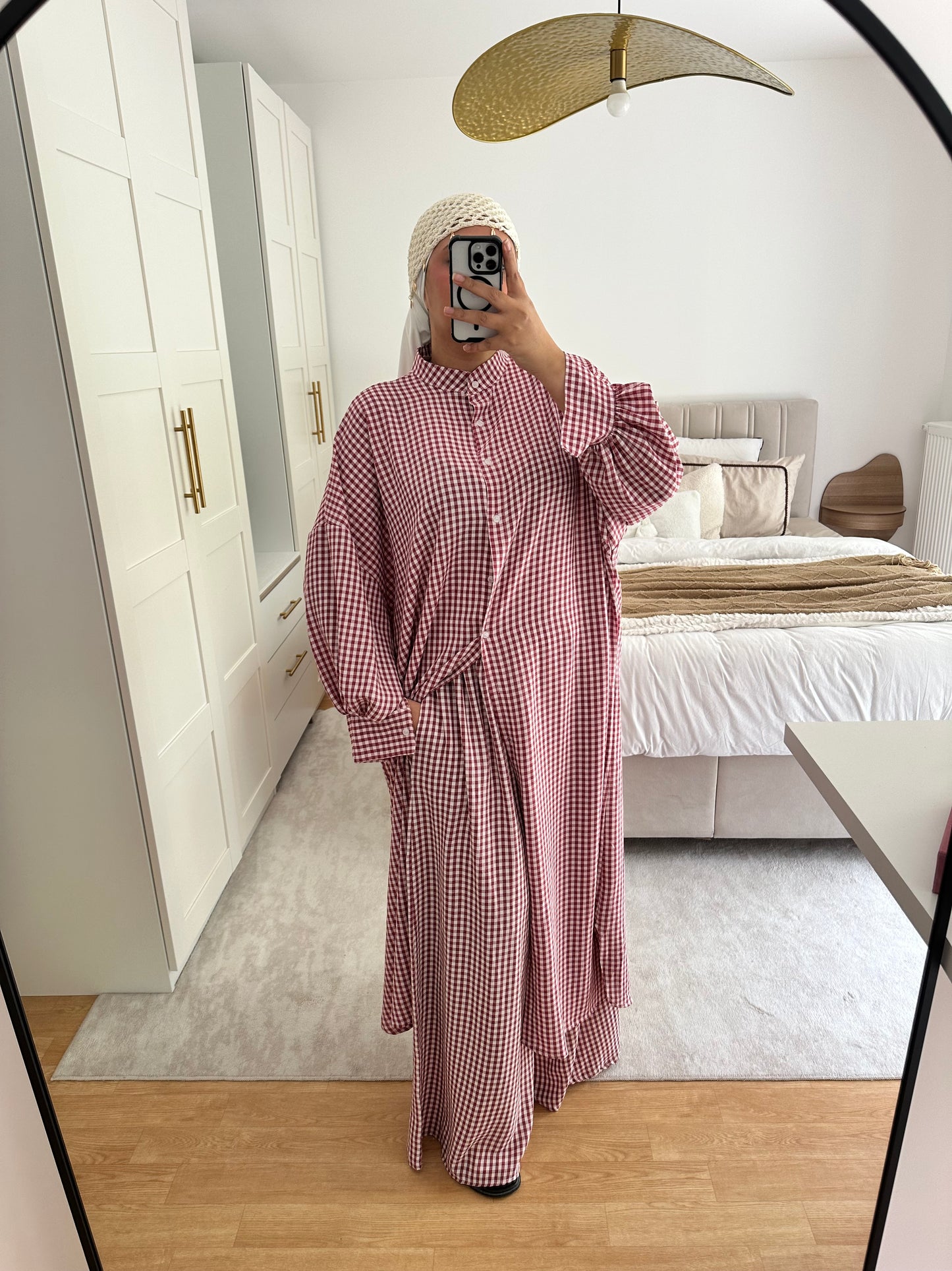 Ensemble Chemise longue + pantalon large