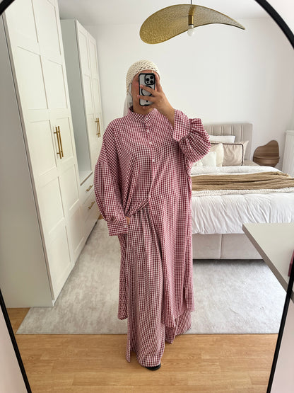 Ensemble Chemise longue + pantalon large