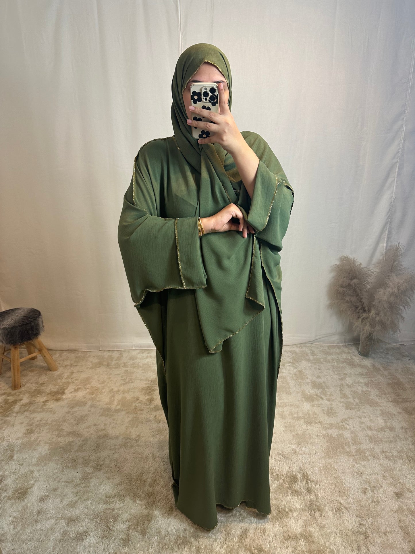 Abaya « Sarah » voile intégré Jazz