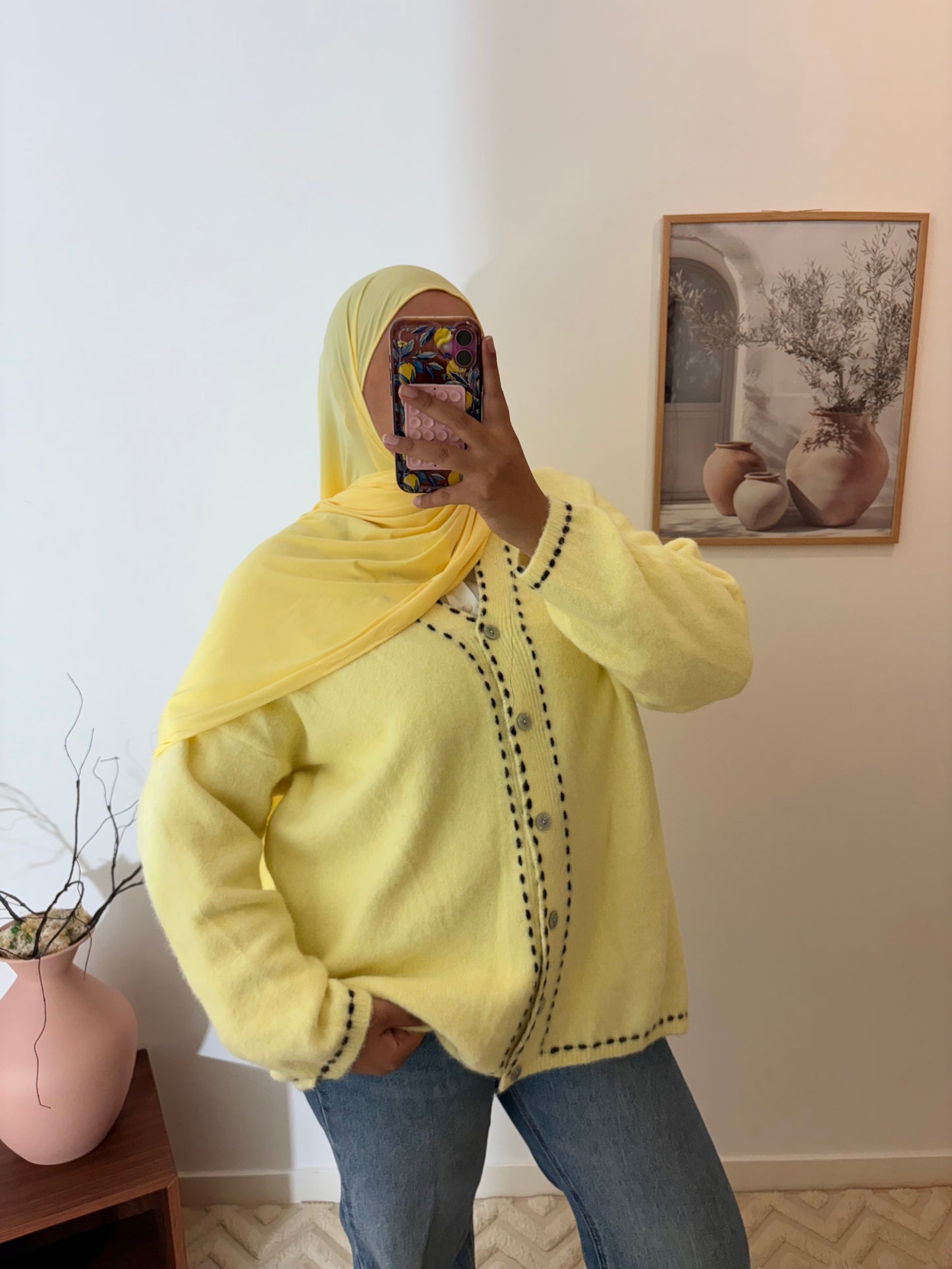 Gilet oversize en laine