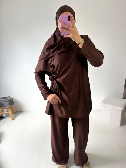 Burkini 3 pièces (Noeud) (5 couleurs)