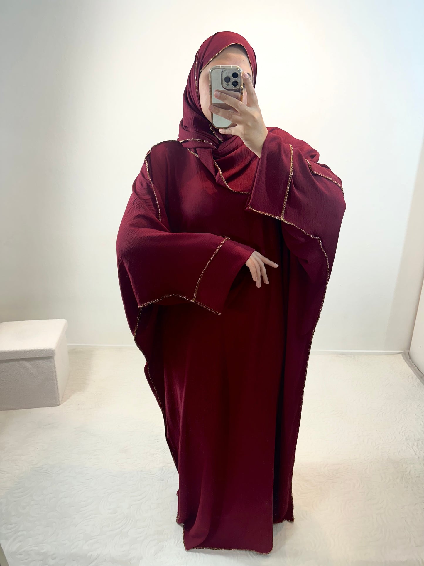 Abaya « Sarah » voile intégré Jazz