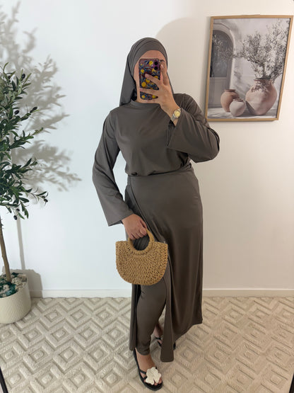 Burkini 4 pièces Pareo long