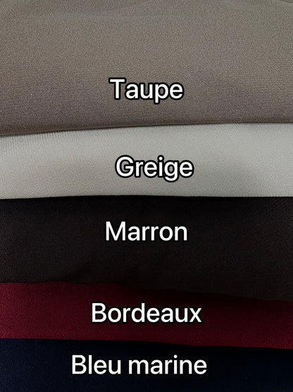Hijab cagoule à nouer jersey premium de luxe