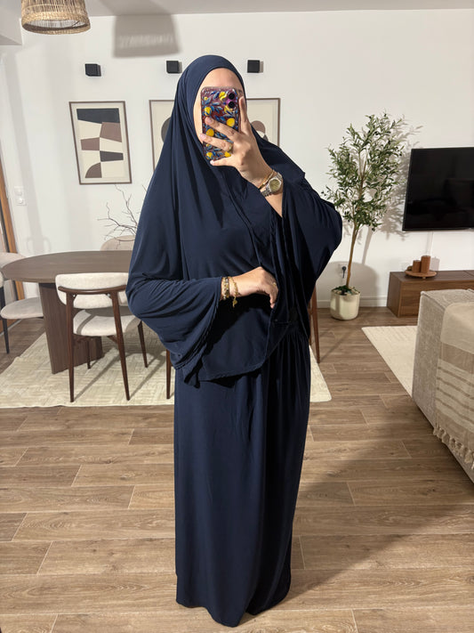 Khimar à enfiler + jupe
