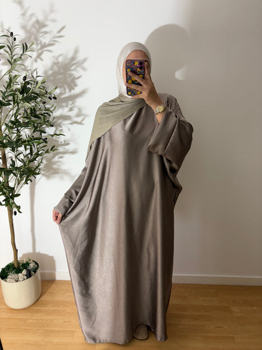 Abaya « Kenza » Satin premium